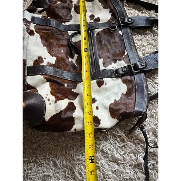 Cavalcanti Cowhide Leather Made in Italy Large tote duffel bag - Picture 12 of 16